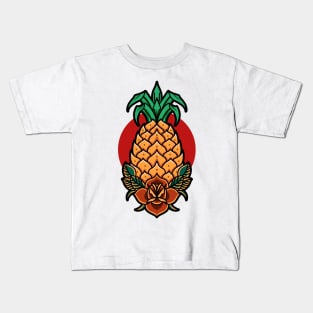 summer pineapple Kids T-Shirt